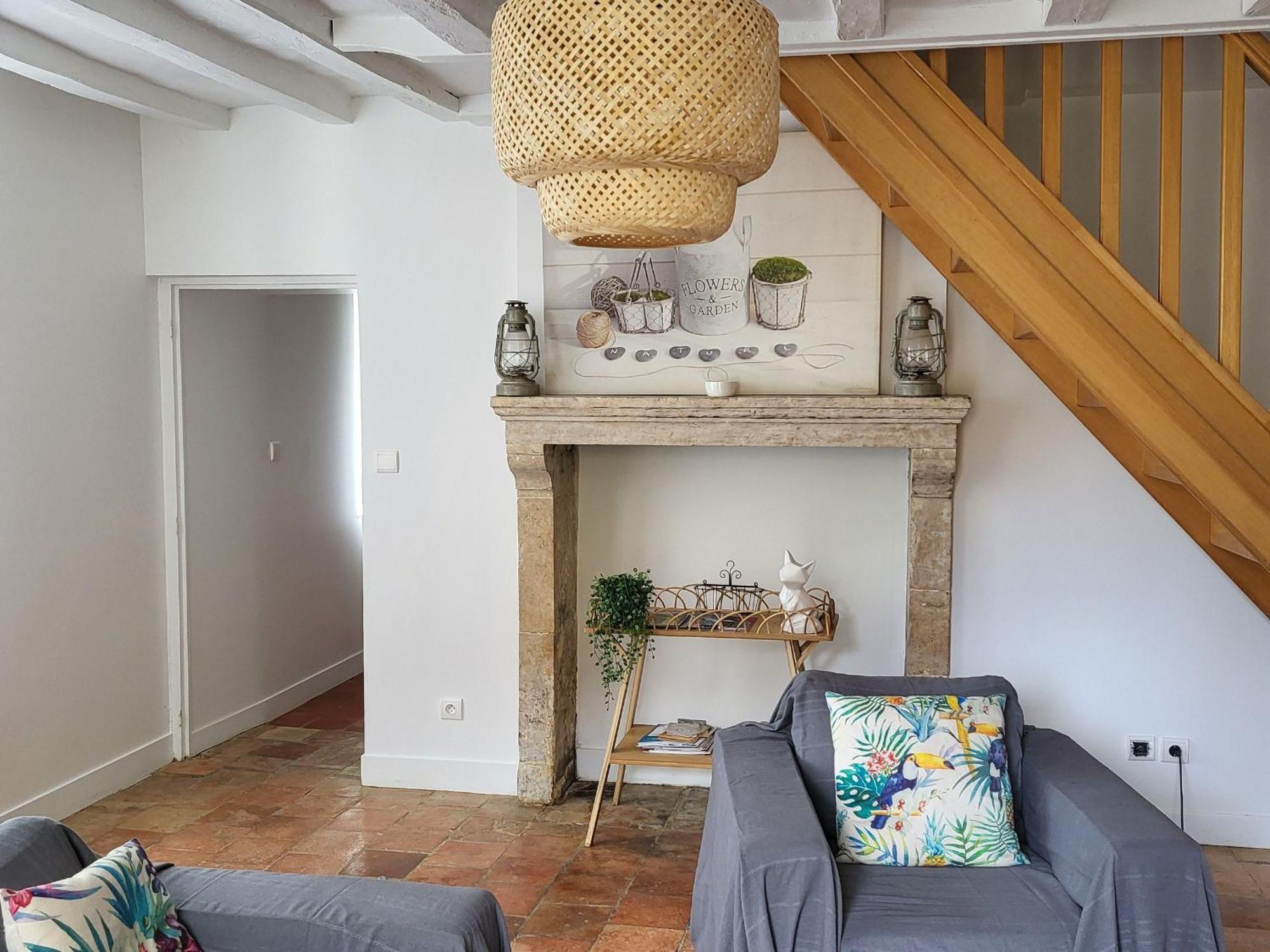 Maison De Village Avec Jardin, Parc Prive Et Box Fibre, Animaux Bienvenus, A 15 Min Du Mans - Fr-1-410-333 Mézières-sous-Lavardin エクステリア 写真